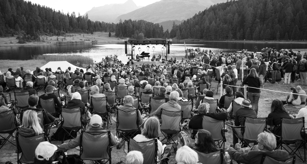 Konzert am Lej da Staz (Foto: © Henry Schulz) Konzert am Lej da Staz