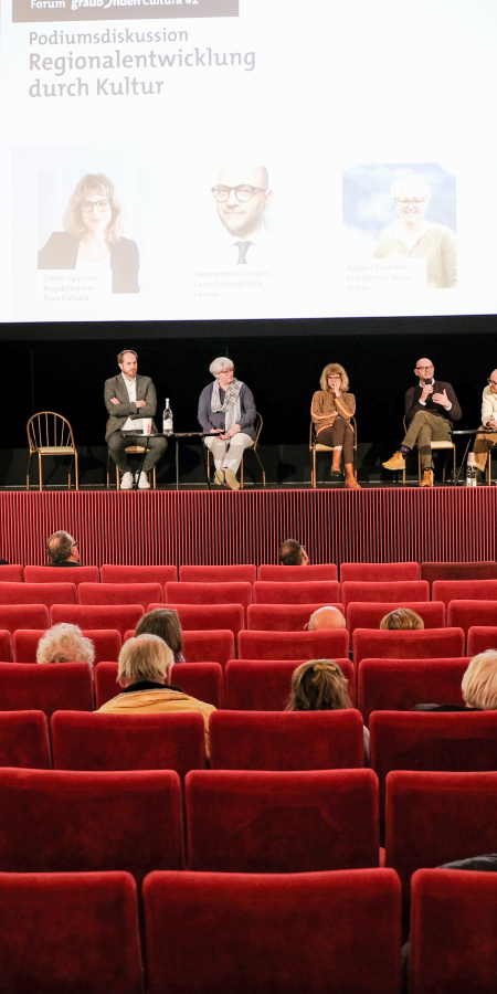 Forum graubünden Cultura 2024 (Foto: © graubünden Cultura) Forum graubünden Cultura 2024