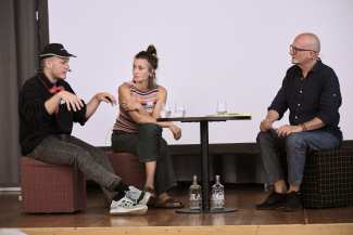 Diskussionsgespräch geführt von Mathias Balzer mit Piera Buchli & Luc Isenschmid