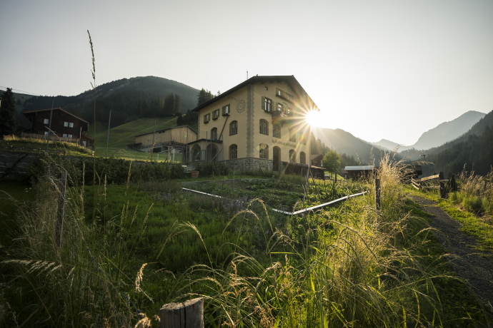 Chasa culturala Scanvetg en l'anteriura chasa da scola Langwies © Marco Hartmann