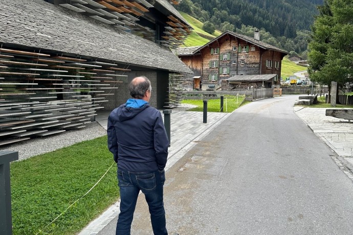 Visita alla destinazione Vals (Foto: © graubünden Cultura) Casa Balma