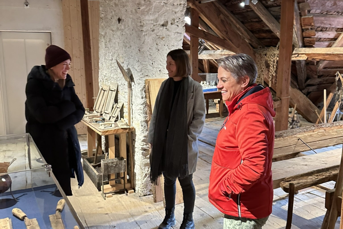 Destinationsbesuch Surselva (Foto: © graubünden Cultura) Destinationsbesuch Surselva